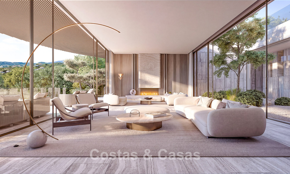Villa de diseño vanguardista con impresionantes vistas al golf y al mar en venta en La Reserva, Sotogrande 806961