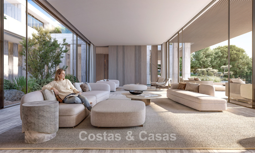 Villa de diseño vanguardista con impresionantes vistas al golf y al mar en venta en La Reserva, Sotogrande 806962