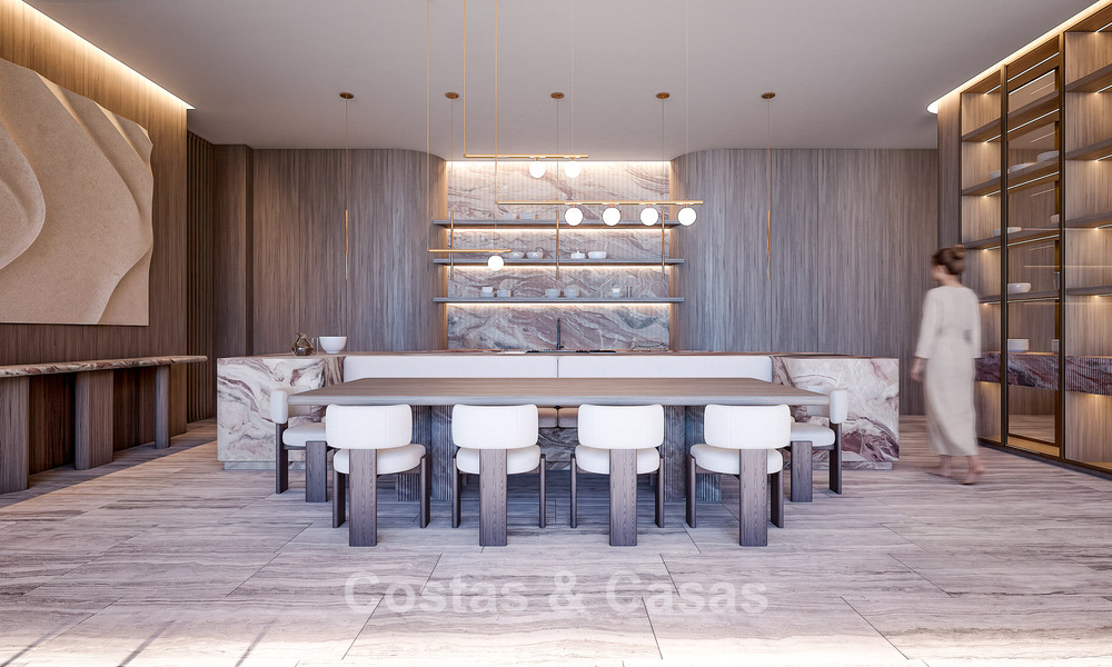 Villa de diseño vanguardista con impresionantes vistas al golf y al mar en venta en La Reserva, Sotogrande 806963