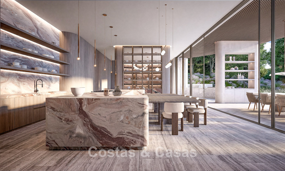 Villa de diseño vanguardista con impresionantes vistas al golf y al mar en venta en La Reserva, Sotogrande 806964