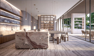 Villa de diseño vanguardista con impresionantes vistas al golf y al mar en venta en La Reserva, Sotogrande 806964 