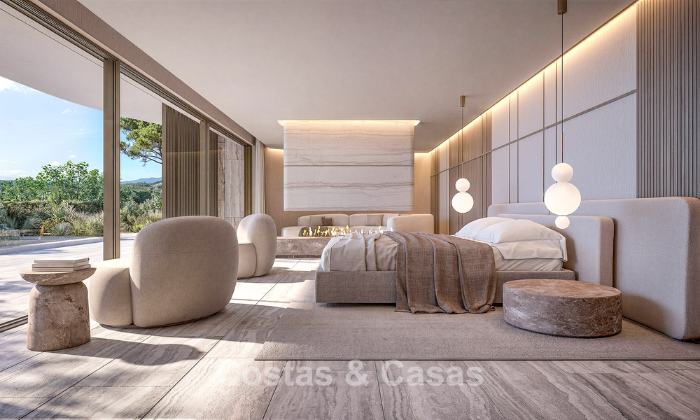 Villa de diseño vanguardista con impresionantes vistas al golf y al mar en venta en La Reserva, Sotogrande 806965