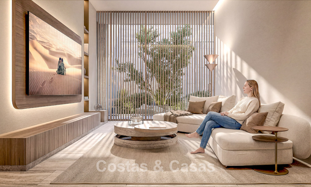 Villa de diseño vanguardista con impresionantes vistas al golf y al mar en venta en La Reserva, Sotogrande 806969