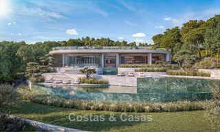Villa de diseño vanguardista con impresionantes vistas al golf y al mar en venta en La Reserva, Sotogrande 806970 