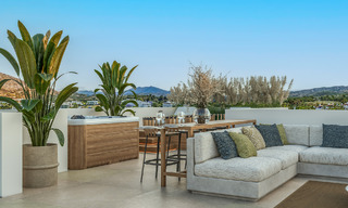 Villa contemporánea de nueva construcción en venta en el Valle del Golf de Nueva Andalucía, Marbella 806976 