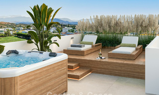 Villa contemporánea de nueva construcción en venta en el Valle del Golf de Nueva Andalucía, Marbella 806977 