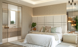 Villa contemporánea de nueva construcción en venta en el Valle del Golf de Nueva Andalucía, Marbella 806980 