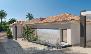 Villa contemporánea de nueva construcción en venta en el Valle del Golf de Nueva Andalucía, Marbella 806985 