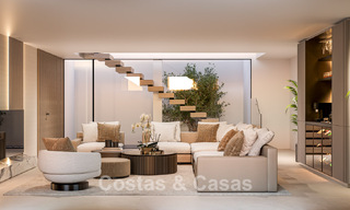 Villa contemporánea de nueva construcción en venta en el Valle del Golf de Nueva Andalucía, Marbella 806989 