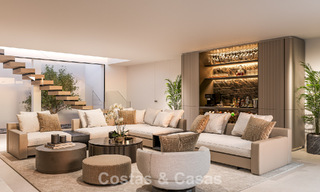 Villa contemporánea de nueva construcción en venta en el Valle del Golf de Nueva Andalucía, Marbella 806991 