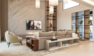 Villa contemporánea de nueva construcción en venta en el Valle del Golf de Nueva Andalucía, Marbella 806999 