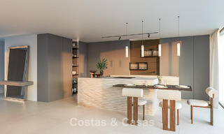 Villa contemporánea de nueva construcción en venta en el Valle del Golf de Nueva Andalucía, Marbella 807001 