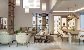 Villa contemporánea de nueva construcción en venta en el Valle del Golf de Nueva Andalucía, Marbella 807002 