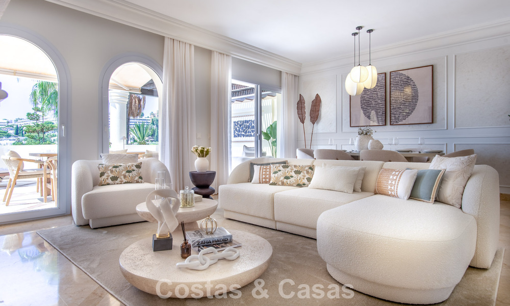 Ático dúplex de lujo con amplias terrazas en venta en el corazón del Valle del Golf de Nueva Andalucía, Marbella 807013