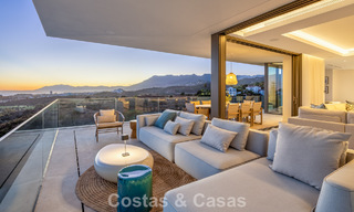 Villa de lujo ultramoderna y de nueva construcción con vistas panorámicas al mar en venta en el Este de Marbella 807465 