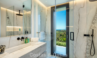 Villa de lujo ultramoderna y de nueva construcción con vistas panorámicas al mar en venta en el Este de Marbella 807482 