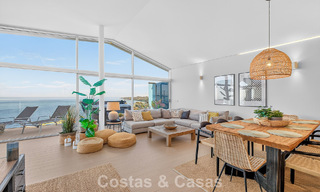 Exclusivo ático esquinero con vistas panorámicas al mar en venta en El Higueron, Benalmádena, Costa del Sol 807386 