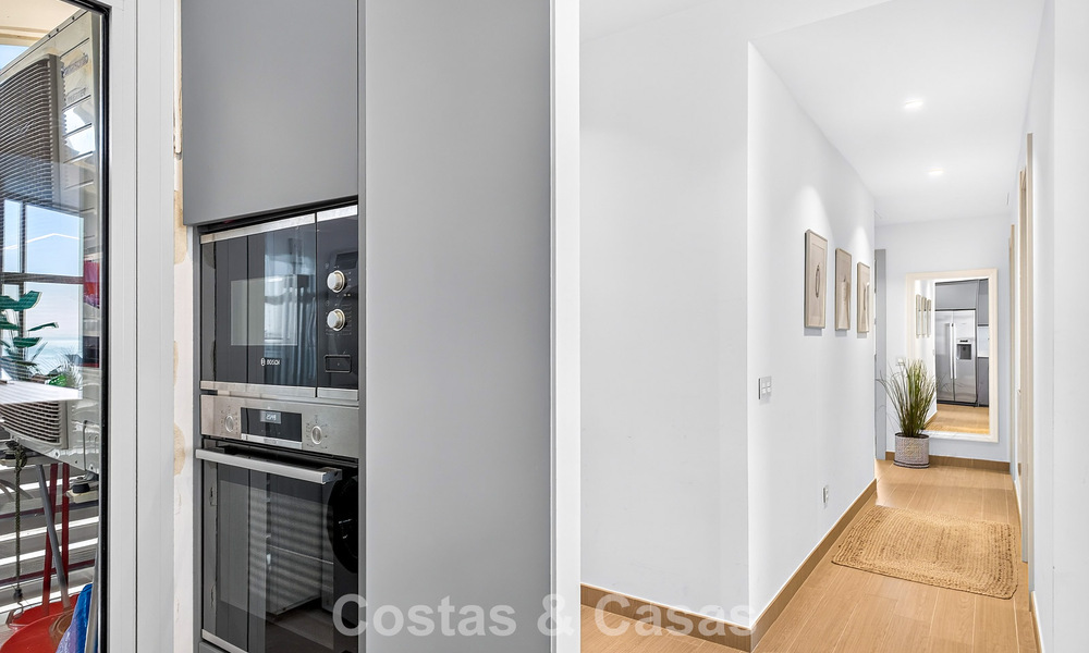 Exclusivo ático esquinero con vistas panorámicas al mar en venta en El Higueron, Benalmádena, Costa del Sol 807389