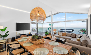 Exclusivo ático esquinero con vistas panorámicas al mar en venta en El Higueron, Benalmádena, Costa del Sol 807396 
