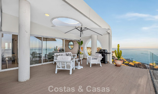 Exclusivo ático esquinero con vistas panorámicas al mar en venta en El Higueron, Benalmádena, Costa del Sol 807400 