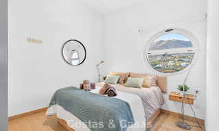Exclusivo ático esquinero con vistas panorámicas al mar en venta en El Higueron, Benalmádena, Costa del Sol 807412 