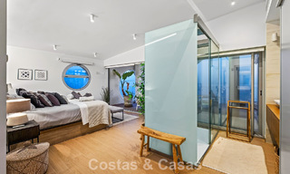 Exclusivo ático esquinero con vistas panorámicas al mar en venta en El Higueron, Benalmádena, Costa del Sol 807423 