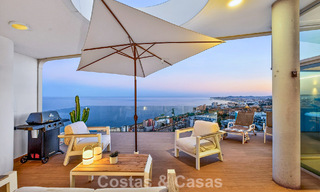 Exclusivo ático esquinero con vistas panorámicas al mar en venta en El Higueron, Benalmádena, Costa del Sol 807426 