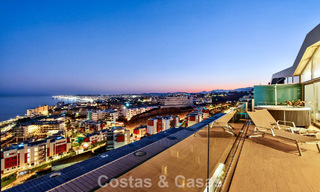 Exclusivo ático esquinero con vistas panorámicas al mar en venta en El Higueron, Benalmádena, Costa del Sol 807434 