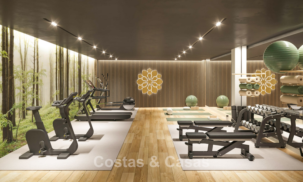 Modernos apartamentos de obra nueva en venta a poca distancia de la playa y del centro de San Pedro, Marbella 807192