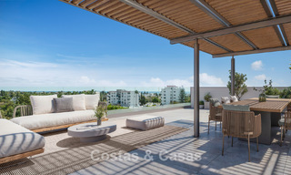 Modernos apartamentos de obra nueva en venta a poca distancia de la playa y del centro de San Pedro, Marbella 807193 