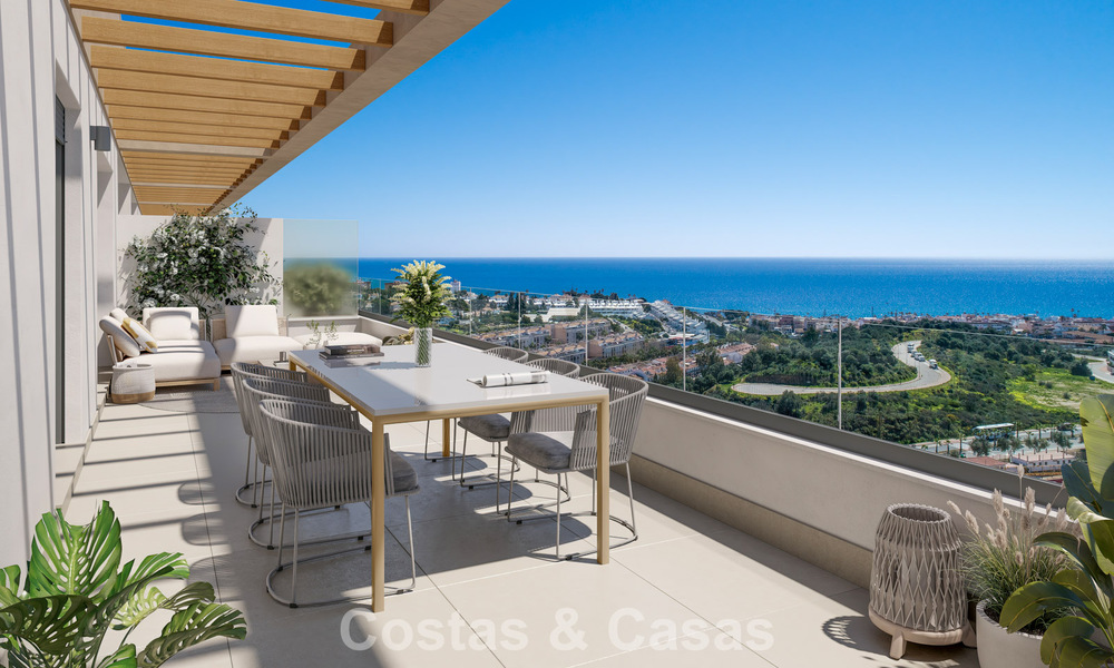 Nuevos apartamentos de lujo con impresionantes vistas al mar en La Cala de Mijas, Costa del Sol 807580