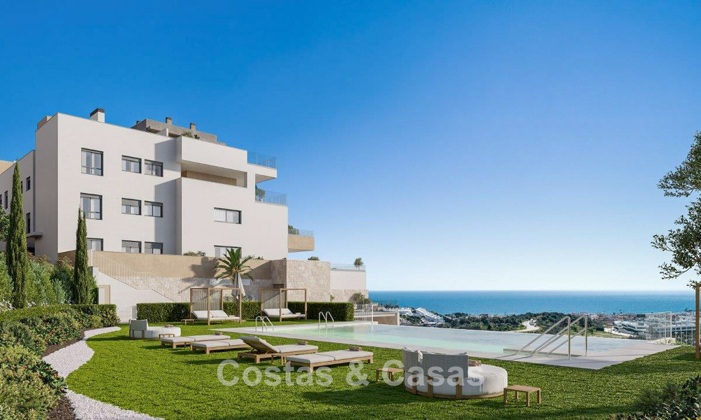 Nuevos apartamentos de lujo con impresionantes vistas al mar en La Cala de Mijas, Costa del Sol 807582