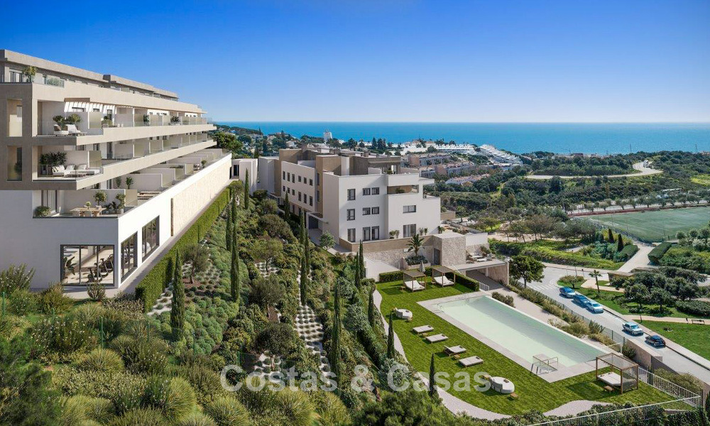 Nuevos apartamentos de lujo con impresionantes vistas al mar en La Cala de Mijas, Costa del Sol 807583