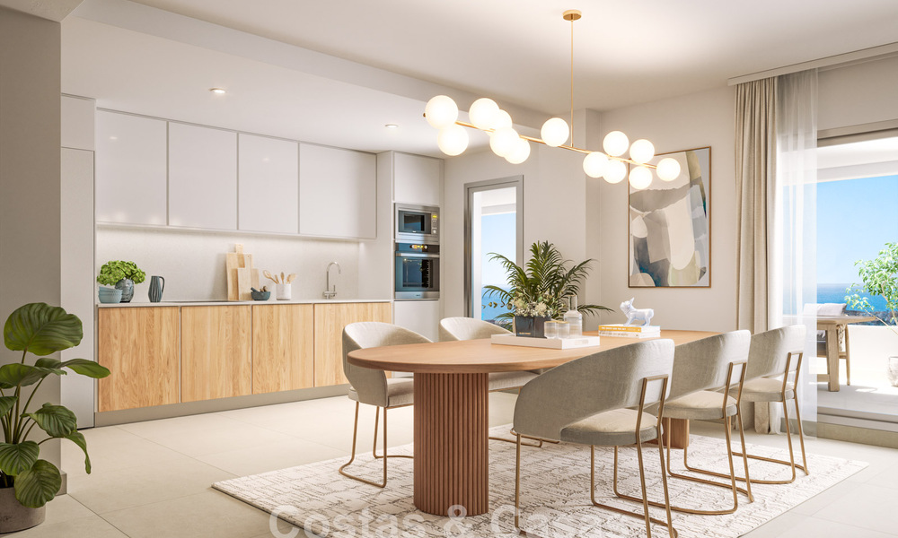 Nuevos apartamentos de lujo con impresionantes vistas al mar en La Cala de Mijas, Costa del Sol 807584