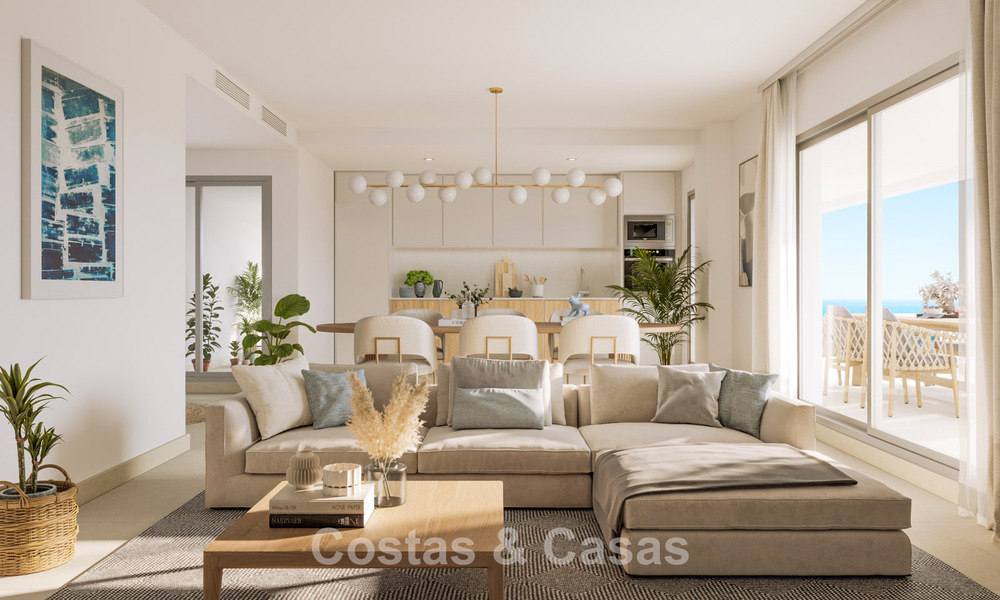 Nuevos apartamentos de lujo con impresionantes vistas al mar en La Cala de Mijas, Costa del Sol 807587