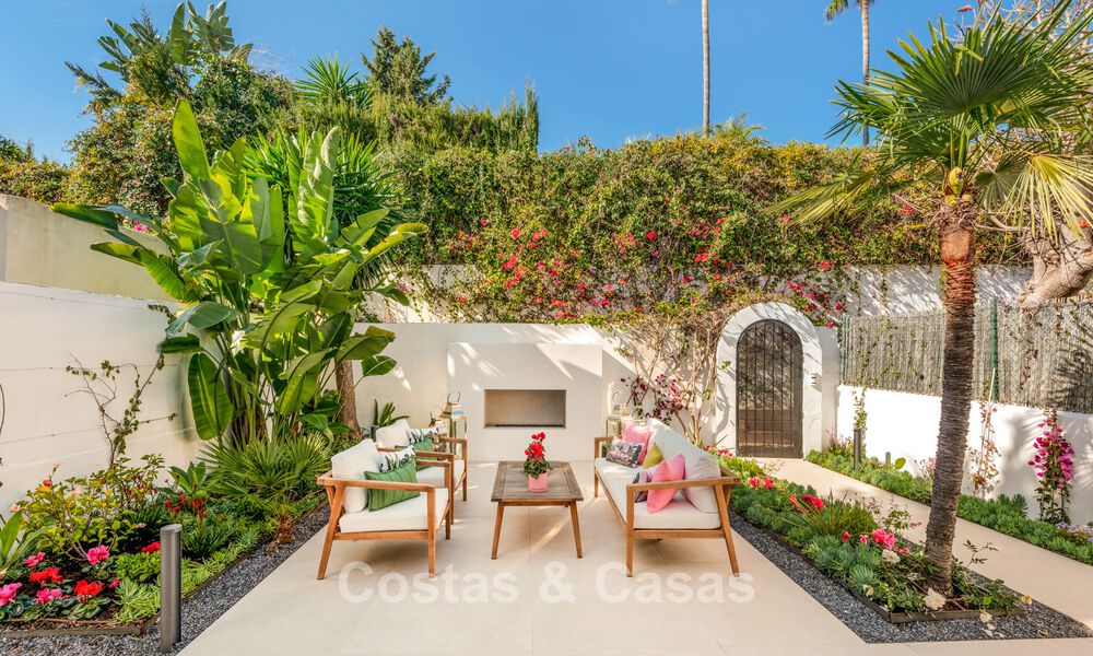Villa de lujo en planta baja con arquitectura de estilo boutique español en venta en Sierra Blanca, en la Milla de Oro de Marbella 807642