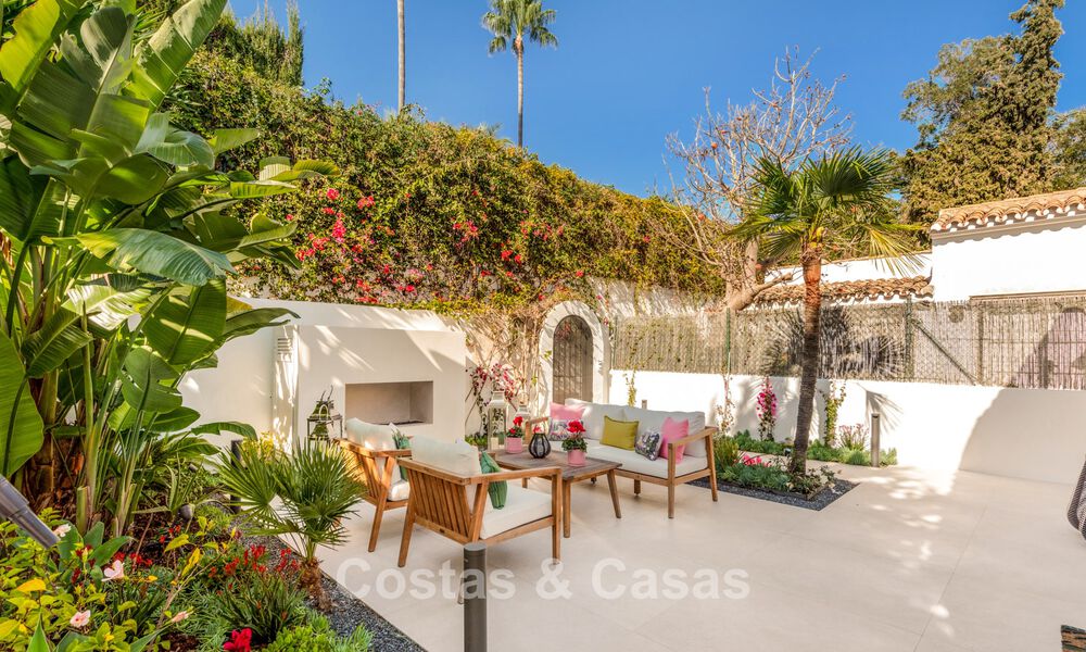 Villa de lujo en planta baja con arquitectura de estilo boutique español en venta en Sierra Blanca, en la Milla de Oro de Marbella 807644