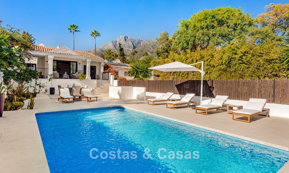 Villa de lujo en planta baja con arquitectura de estilo boutique español en venta en Sierra Blanca, en la Milla de Oro de Marbella 807649