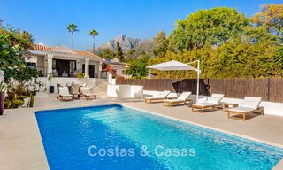 Villa de lujo en planta baja con arquitectura de estilo boutique español en venta en Sierra Blanca, en la Milla de Oro de Marbella 807649 