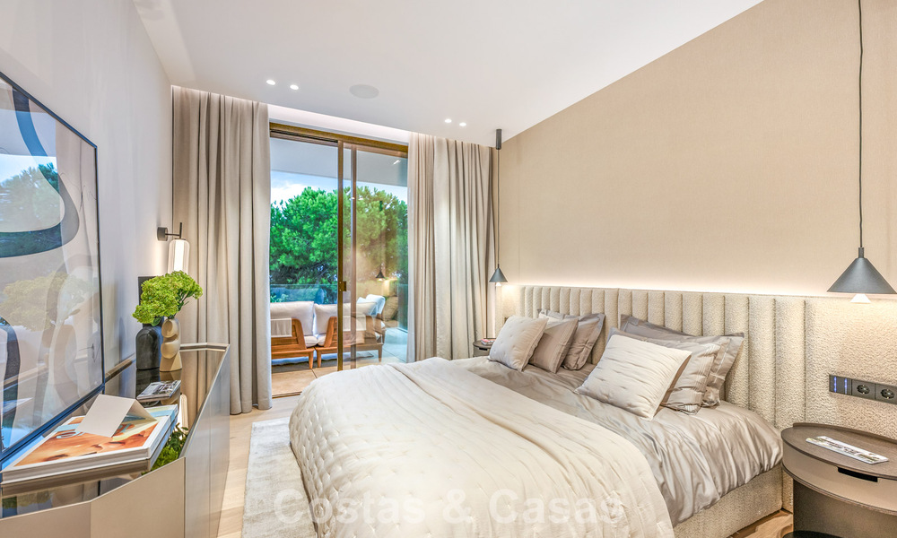 Exclusiva villa moderna de nueva construcción con vistas panorámicas en la prestigiosa Milla de Oro de Marbella 807794