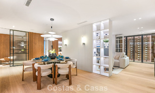Exclusiva villa moderna de nueva construcción con vistas panorámicas en la prestigiosa Milla de Oro de Marbella 807813 