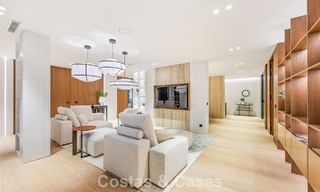 Exclusiva villa moderna de nueva construcción con vistas panorámicas en la prestigiosa Milla de Oro de Marbella 807820 