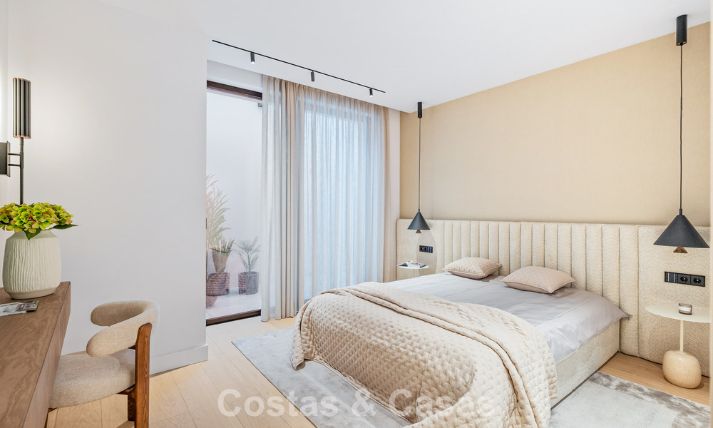 Exclusiva villa moderna de nueva construcción con vistas panorámicas en la prestigiosa Milla de Oro de Marbella 807823