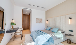 Exclusiva villa moderna de nueva construcción con vistas panorámicas en la prestigiosa Milla de Oro de Marbella 807847 