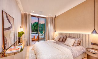 Exclusiva villa moderna de nueva construcción con vistas panorámicas en la prestigiosa Milla de Oro de Marbella 807951 