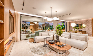 Exclusiva villa moderna de nueva construcción con vistas panorámicas en la prestigiosa Milla de Oro de Marbella 807957 
