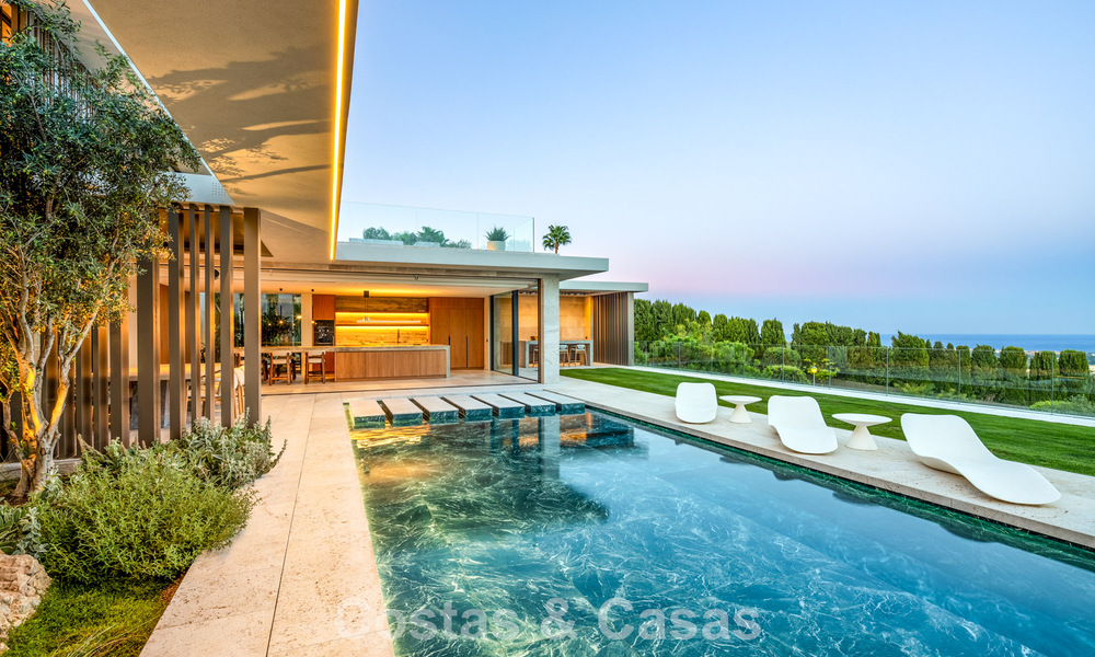 Villa nueva de vanguardia en venta con espectaculares vistas panorámicas en La Reserva Club, Sotogrande, Costa del Sol 807912