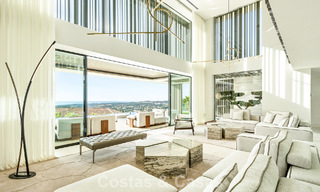 Villa nueva de vanguardia en venta con espectaculares vistas panorámicas en La Reserva Club, Sotogrande, Costa del Sol 807917 