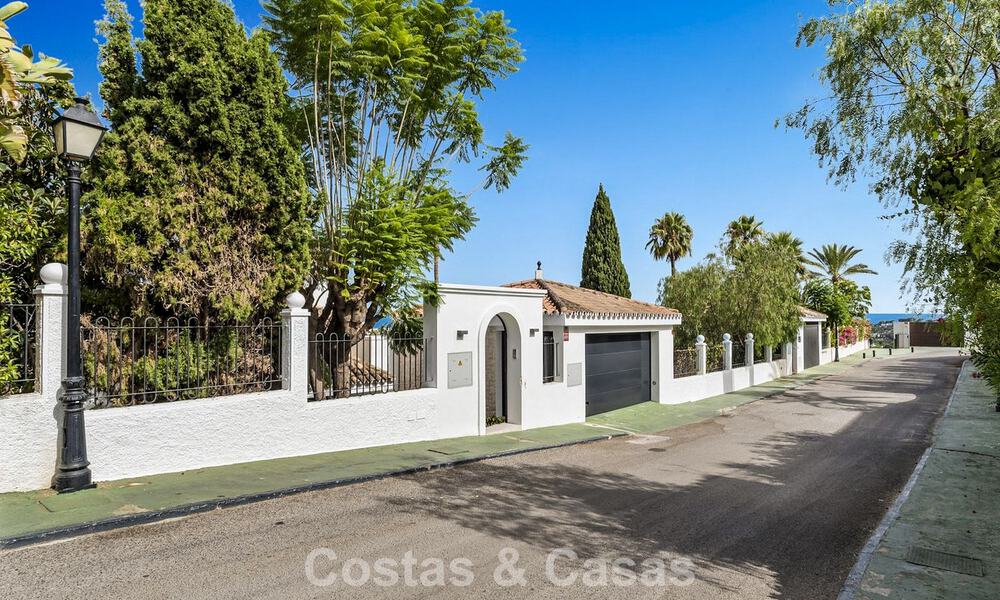 Villa modernizada de estilo mediterráneo contemporáneo en venta en el Valle del Golf de Nueva Andalucía, Marbella 807962