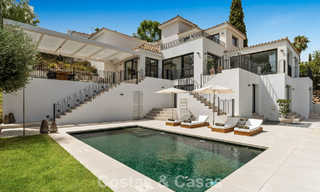 Villa modernizada de estilo mediterráneo contemporáneo en venta en el Valle del Golf de Nueva Andalucía, Marbella 807965 